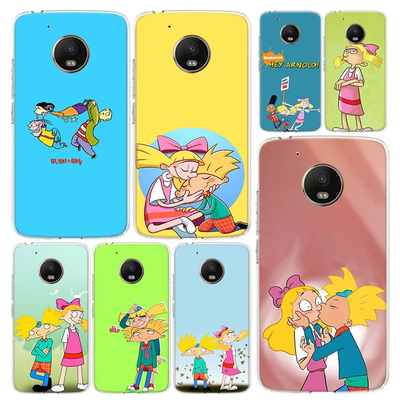 Hey arnold fondos чехол для телефона Motorola Moto G8 G7 G6 G5S G5 G4 E6 E5 E4 X4 Play Plus Power + One Action Coque|Бамперы|