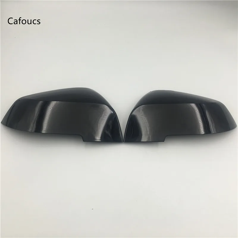 Поддельные углеродного волокна или черный глянец Зеркало заднего вида крышка