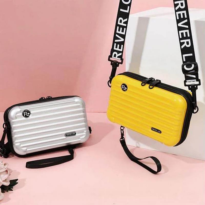 Роскошные сумки через плечо для женщин 2020 новые в форме чемодана модный