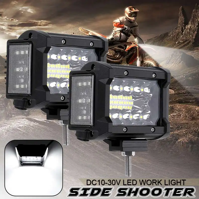 

1Pcs 3.5 Inch 108W LED Work Light 12V 24V Side Luminous Light Bar Car Offroad Driving Light For 4x4 Trucks Off-road Vehicles