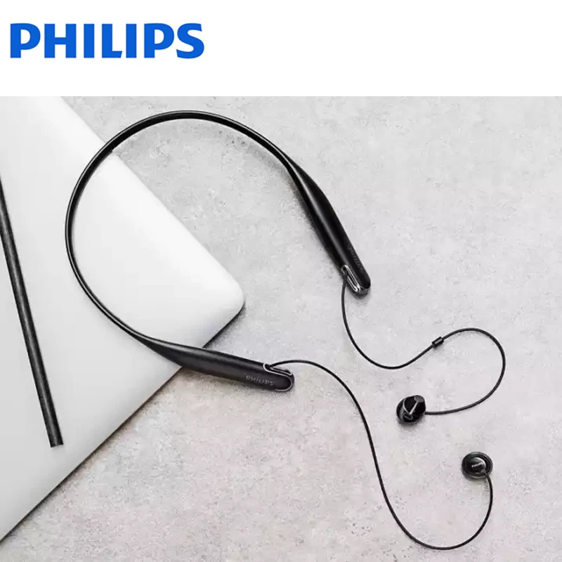 Оригинальные Philips SHB4205 беспроводные наушники/Bluetooth наушники/шейные гарнитуры литий-полимерные для Xiaomi S8 Hua Wei