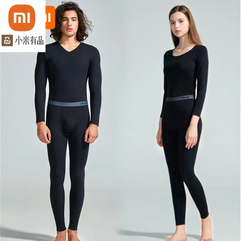 

youpin mijia youpin thermal underwear men's modal cotton thin section women's slim bottoming autumn clothes long pants suit