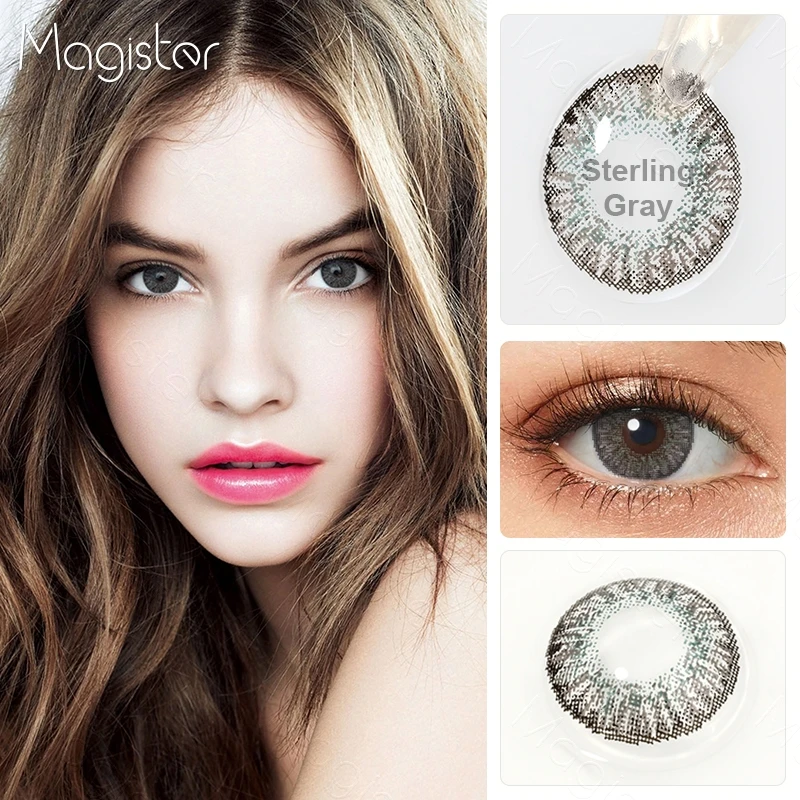 Контактные линзы для глаз 3 тона 1 пара цветных контактных линз|Контактные линзы| |