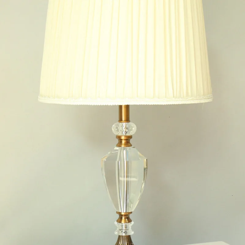 Настольная лампа с кристаллами K9 домашнее освещение Декор Настольные