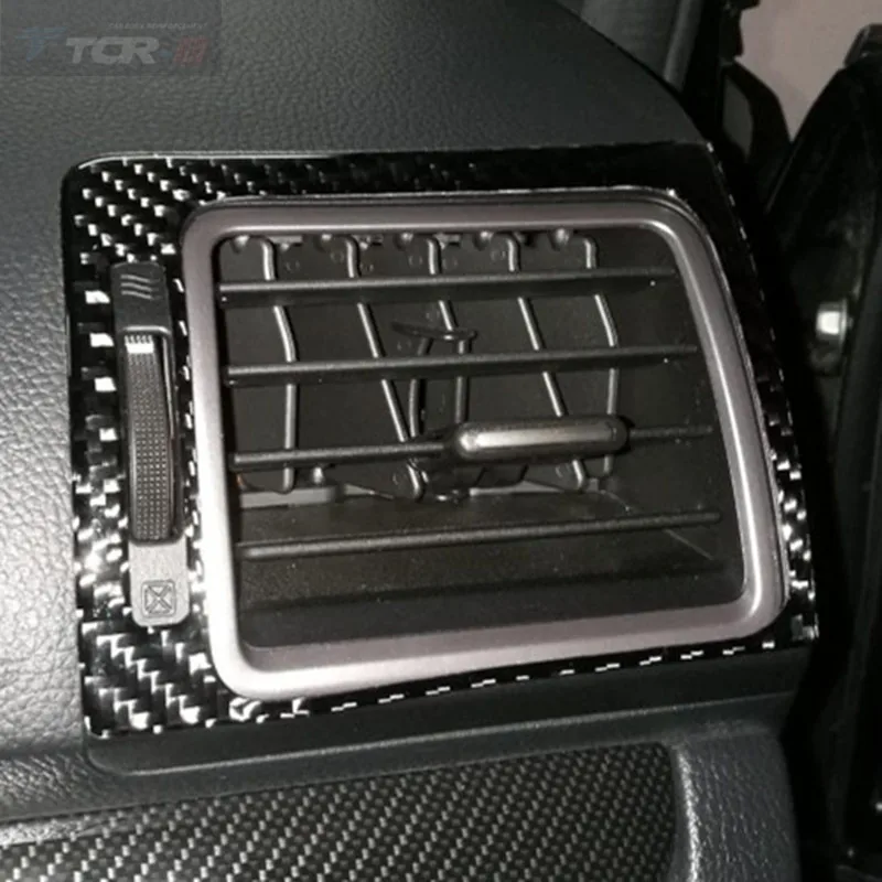 

Для Subaru Forester из углеродного волокна Автомобильный интерьер кондиционер Выходная вентиляционная рамка наклейка для стайлинга автомобилей ...