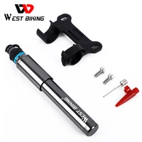 west biking portable bicycle pump cycling inflator hand pump for bicycle 150psi prestaschrader road mtb mountain bike pump