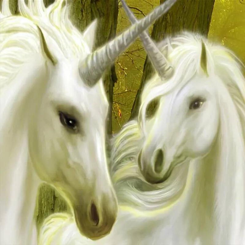 Custom 3D photo backgrounds wall mural wallpaper for living room bedroom silk wallpapers roll Forest unicorn TV background | Обустройство