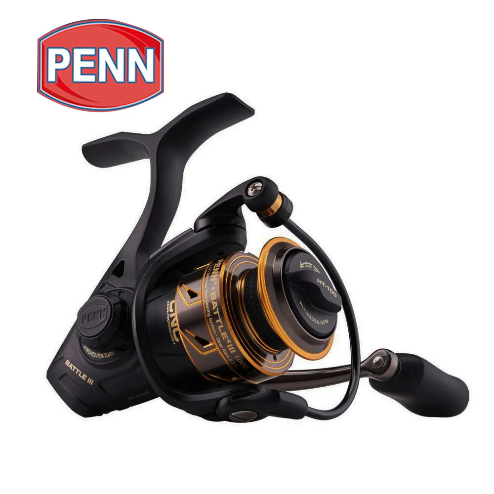 Оригинальная спиннинговая Рыболовная катушка PENN Battle lll 3000-8000 5 + 1 шарикоподшипник