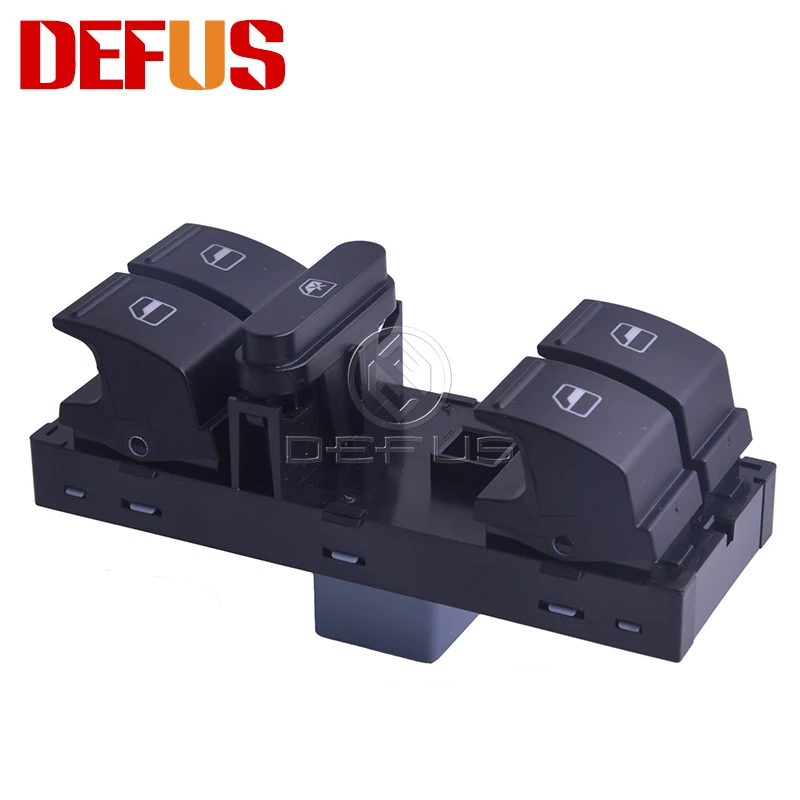 DEFUS New Window Control Switch Button 10 Pin OEM 1K4959857 For V-W Seat Golf 5 6 Jet-ta MK5 Mk6 Tiguan Touran Passat B6 B7 | Автомобили и