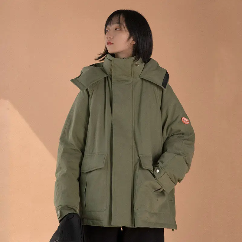 

Winter Thicken Students Jackets Boyfriend Style Coats for Women Warm Loose Casual Cotton Jacket Women Coat Clothes