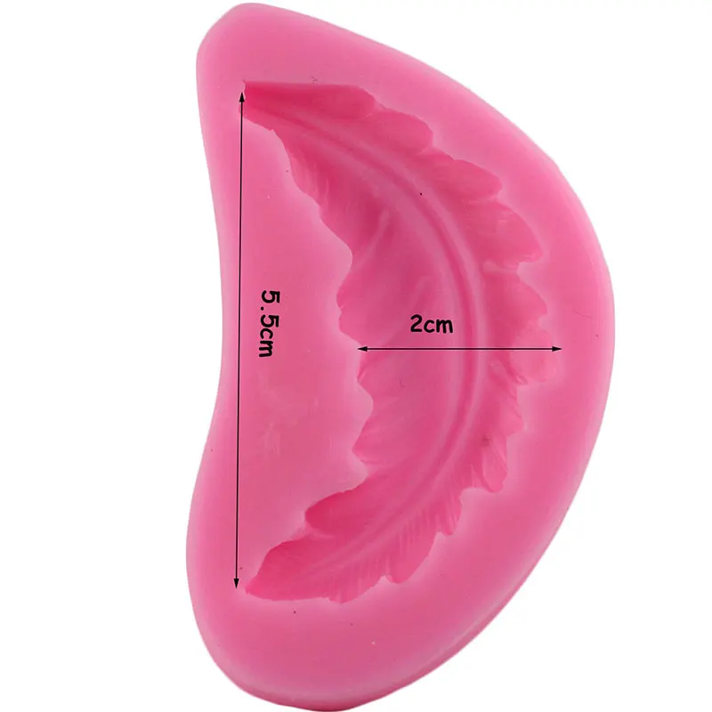 Силиконовые формы в виде листьев прокрутки сделай сам перо украшение для торта