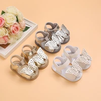 summer lovely bowknot bright flat princess shoes garden shoes sandals 0 18 months baby shoes newborn toddler shoes