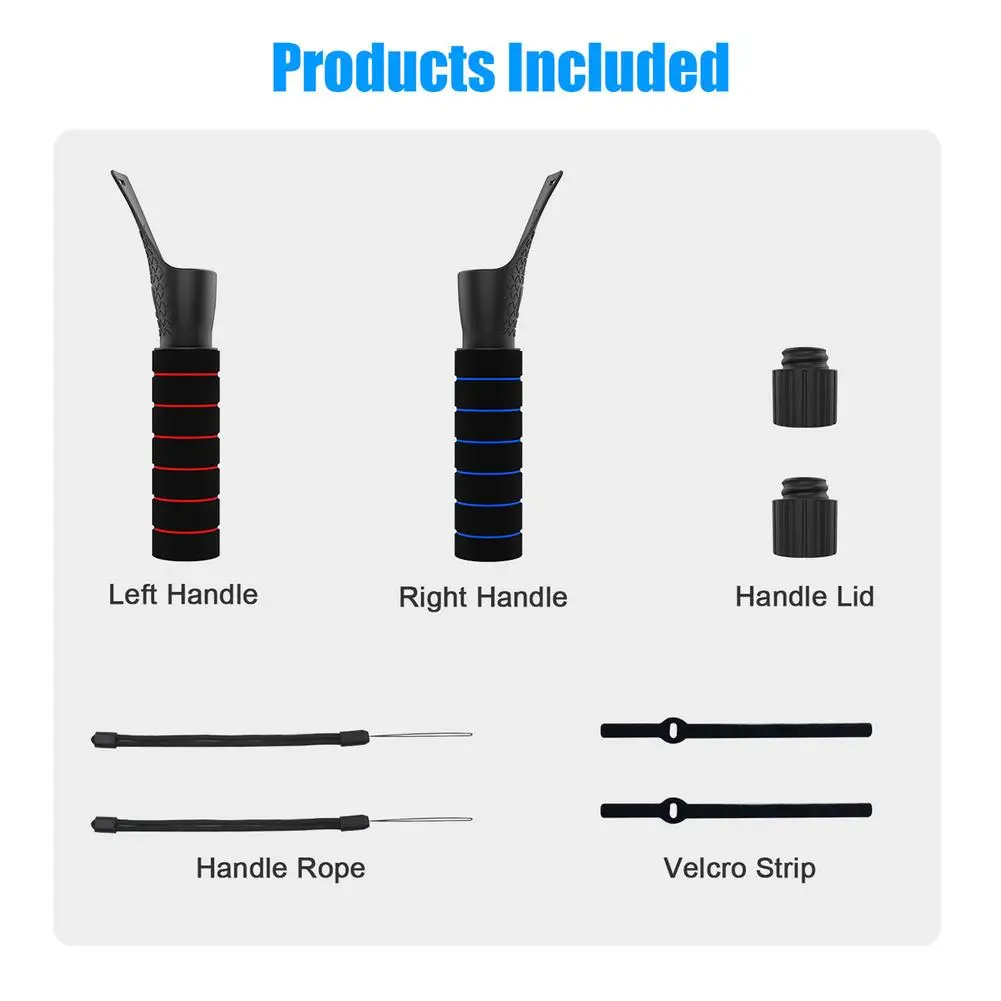 Long Stick Dual Handle Extension Grips For Oculus Quest 1 2 VR Or Rift S Controllers Playing Beat Saber Games | Электроника