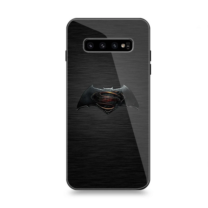 G8 Чехол для телефона Стекло для samsung A10 A20 A30 A40 A50 A60 A70 S7 край S8 S9 S10 плюс Чехол Marvel Бэтмен логотип - Цвет: G8