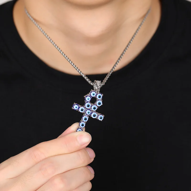 Новейший кулон со стразами из циркония бриллиантовый крест Медный с кубическим