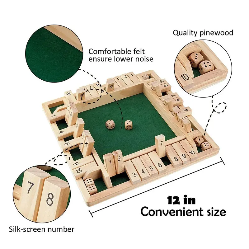 Новая деревянная настольная игра Классическая семейная математическая для
