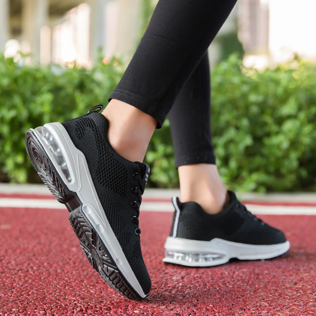 

2020 New Mesh Women Casual Shoes Lace-up Ladies Lightweight Comfortable Breathable Walking Sneakers Fashion casual shoes