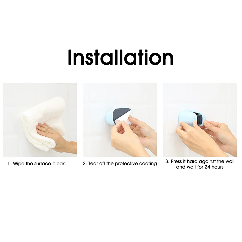 

Mop and Broom Holder Wall Mounted Broom Organizer Clip for Bathroom, Kitchen, Laundry