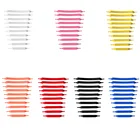 16 шт.лот шнурки для обуви унисекс, эластичные шнурки без шнурков для взрослых, силиконовые шнурки без шнурков, Легкие шнурки для обуви, модные аксессуары