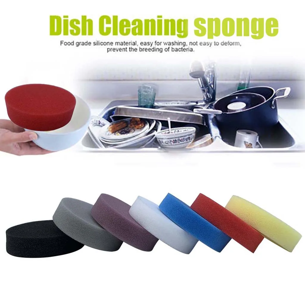 1Pcs посудомоечная губка для мытья скребок Кухня очистки антибактериальное