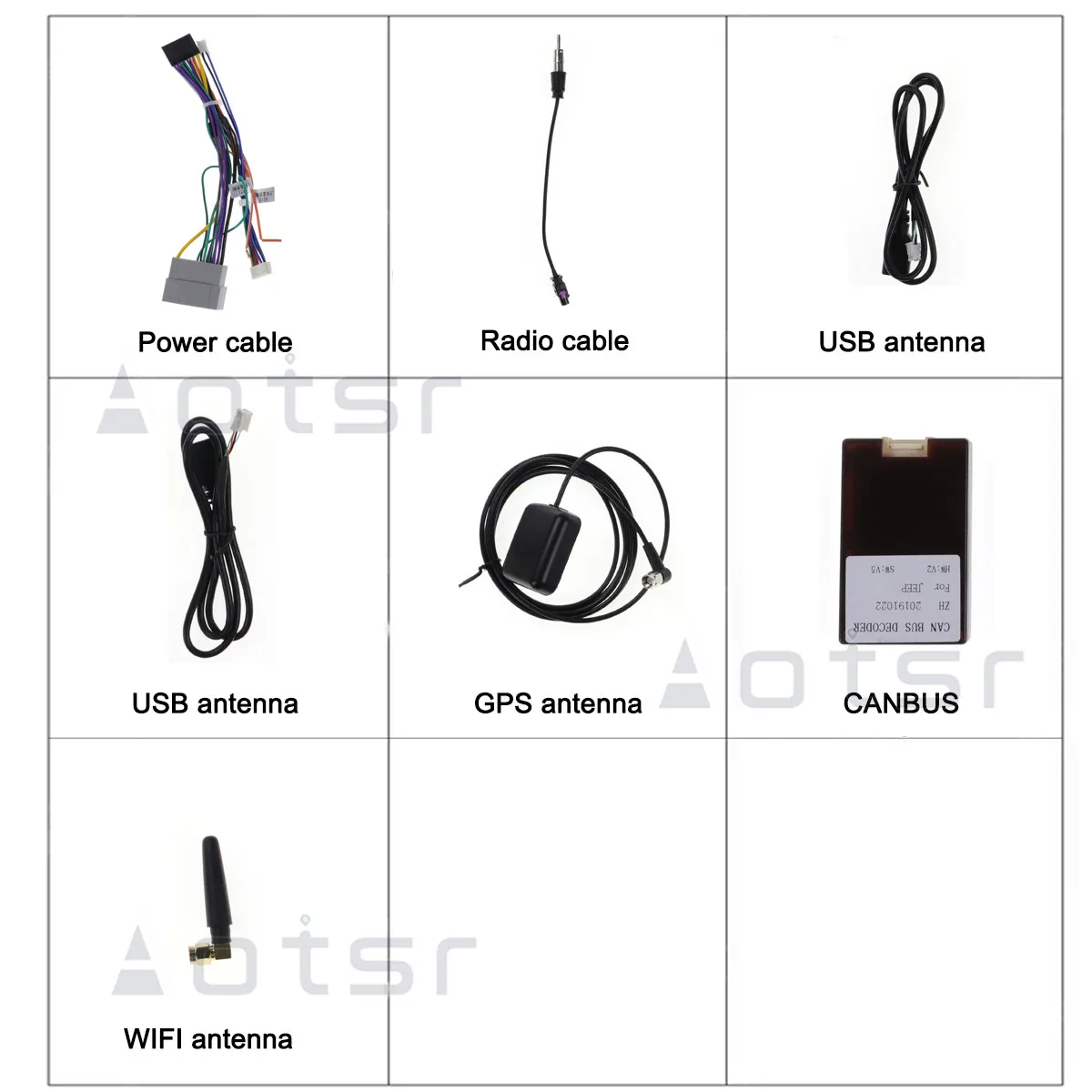 AOTSR Android 9 0 2din автомобильный радиоприемник с навигацией GPS мультимедийный плеер