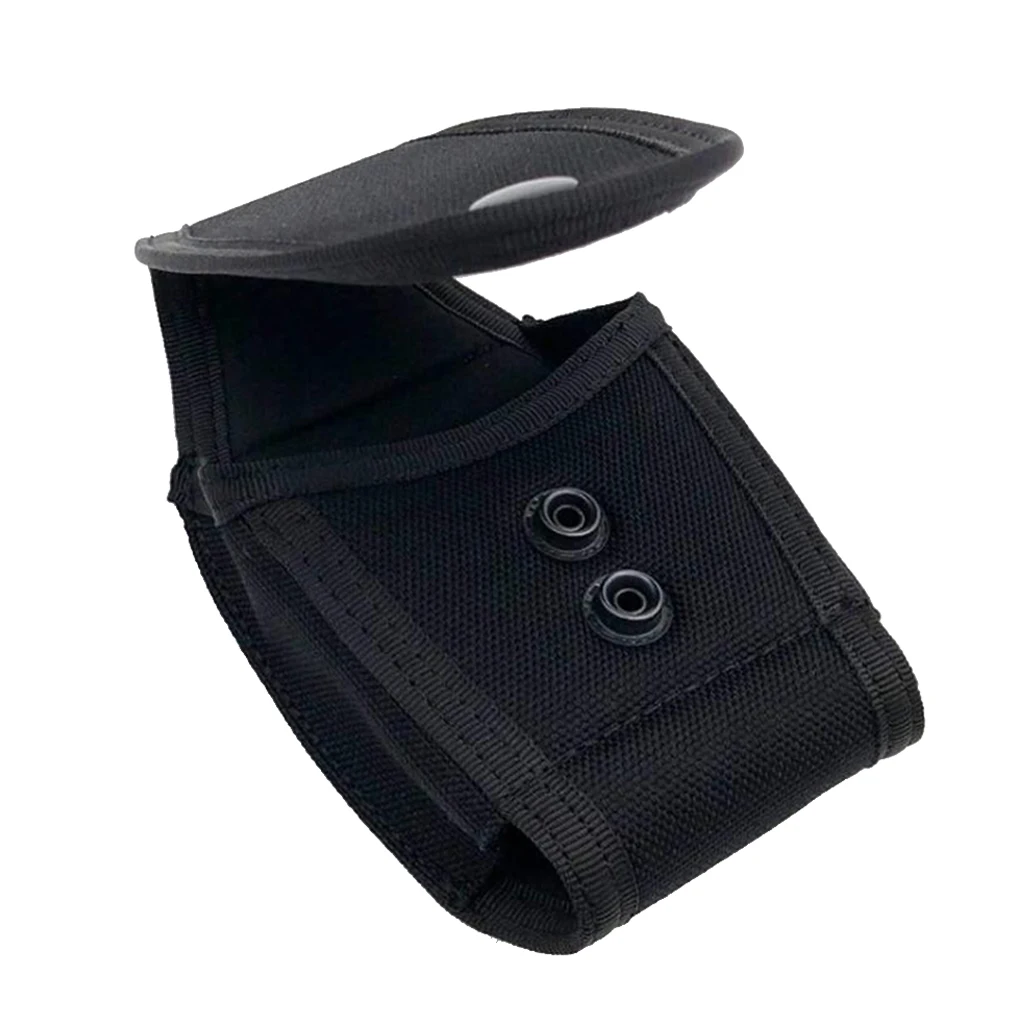 

5.51x3.54x1.37inch Nylon Handcuff Case Handcuff Holder Pouch Keychain Bag