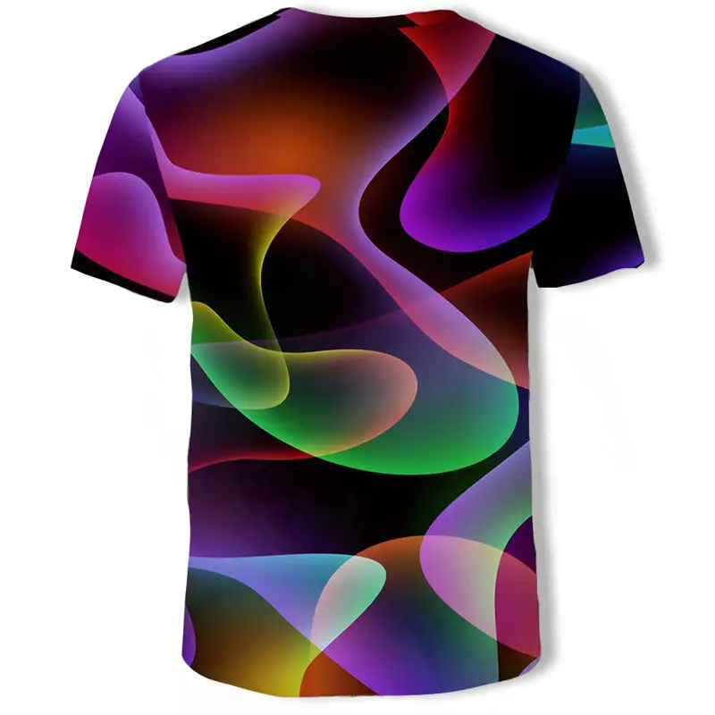 Summer new 3D short sleeve T-shirt casual short sleeve 3DT T-shirt factory outlet 2021 images - 6
