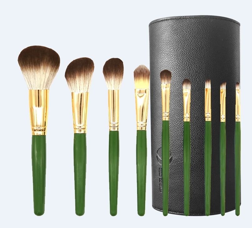 bag makeup brush Hzm женские кисти деревянная основа косметика для бровей Тени для век кисти для макияжа Наборы Pincel Maquiagem горячая Распродажа YA327 - Handle Color: bag makeup brush