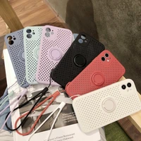 fashion luxury heat dissipation couple soft case for iphone 11 12 pro max mini 7 8 plus xr x xs max silicone phone cover fundas