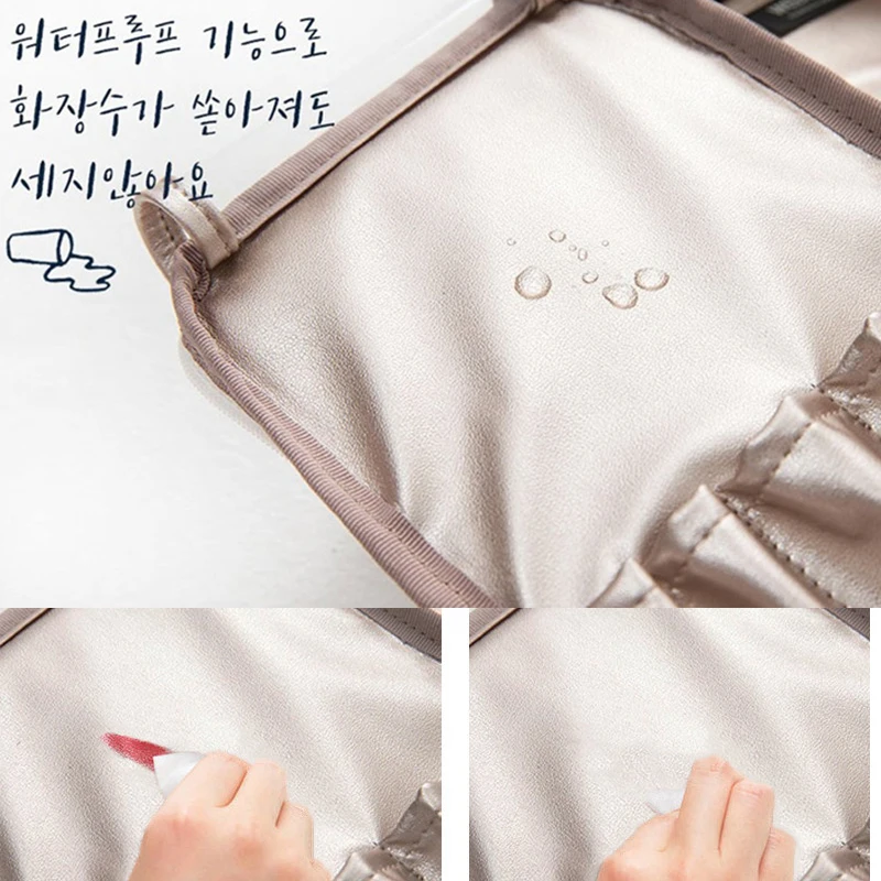 

Travel Cosmetic Bag Beautician Make up Bag Fashion Multi-function Organizer Pink Makeup Pouch Waterproof Handbag Wash pouch