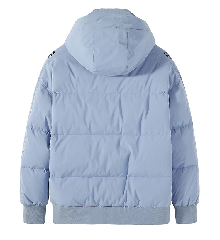 Pioneer Camp Fashion Men Winter Duck Down Jacket Solid Warm Simple Waterproof Zipper Pocket High Quality Jackets Men AYR903431