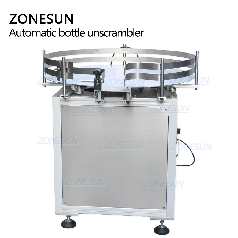 ZONESUN автоматический круглой вращающейся стеклянная бутылка для алкогольных