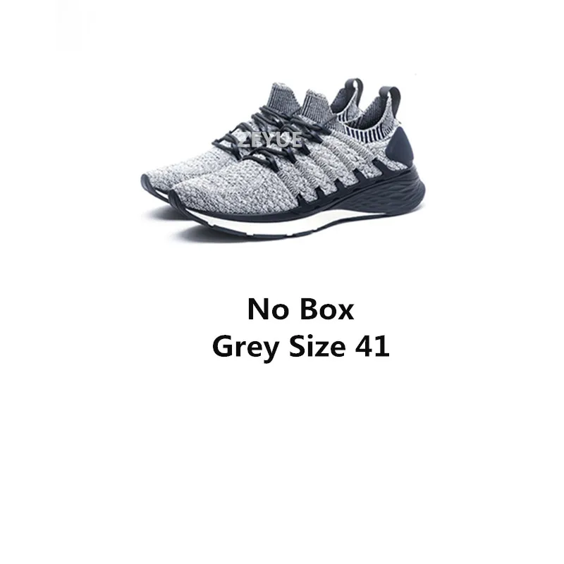 No Box Grey 41 Xiaomi Mijia Shoes 3 мужские кроссовки для улицы Новинка Uni-Moulding PU устойчивая поддержка слой Толстая стелька-губка Удобная - Цвет: No Box Grey 41