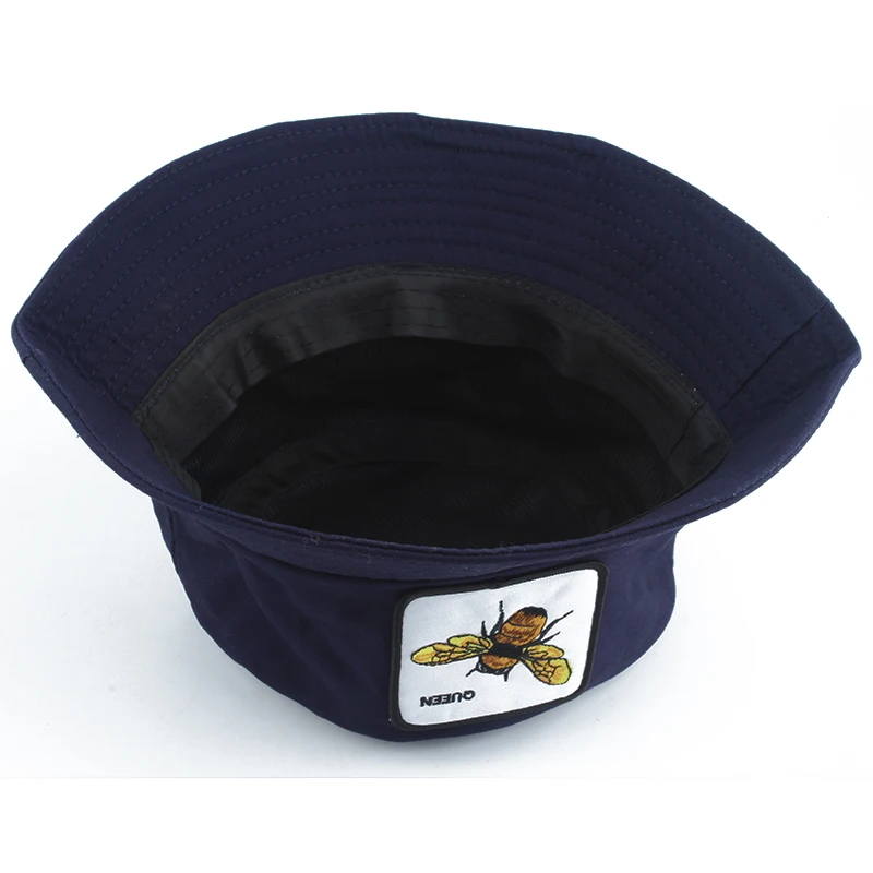 Панама с вышивкой животного для мужчин и женщин шляпа козырьком в стиле хип хоп