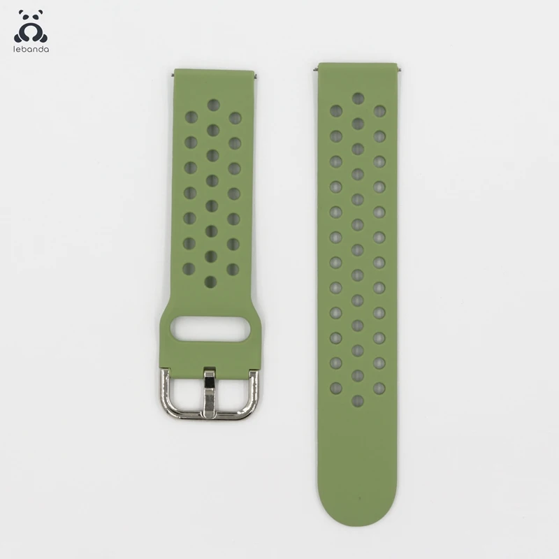 Mint Lebanda спортивный ремешок для смарт-часов Galaxy Watch Active/42/46 мм, ремешок для HUAWEI GT силиконовый ремешок из мягкой дышащей ткани замена 20 мм/22 мм - Цвет ремешка: Mint