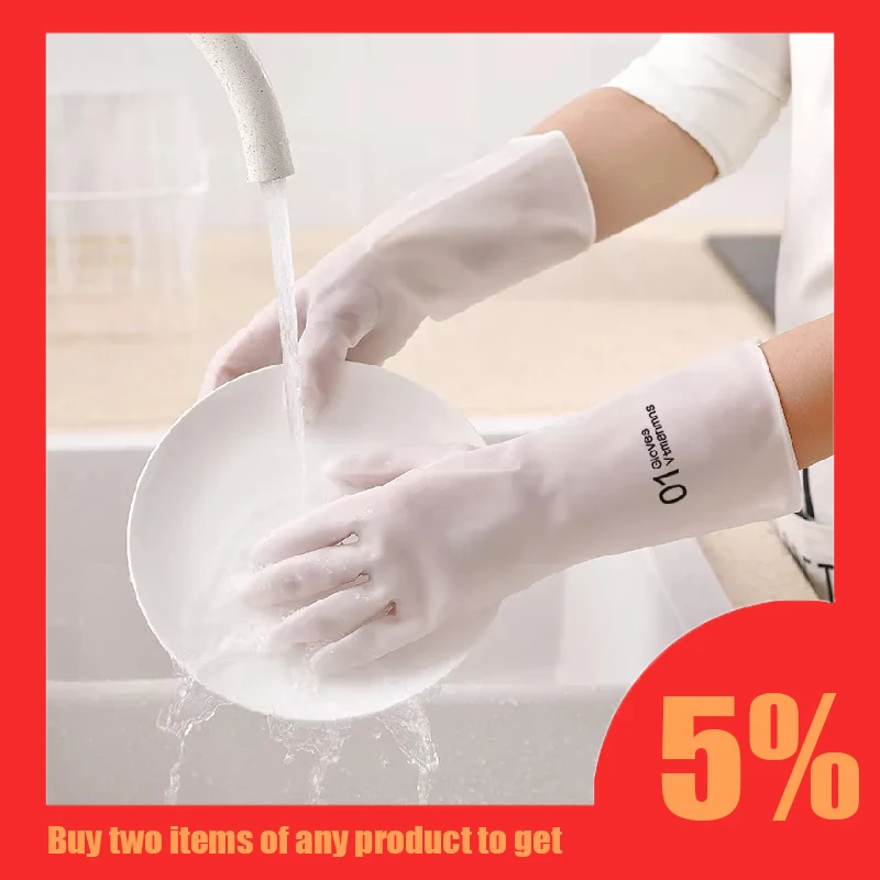 кухня перчатки для мытья посуды домашний водонепроницаемый долговечный