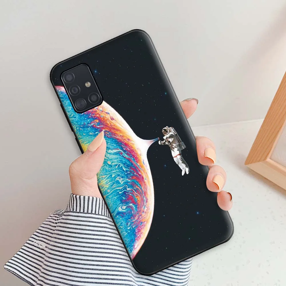 Чехол для Samsung Galaxy A71 - мягкий задний кожух телефона из силикона TPU на SM-A717F 6,7 дюйма.