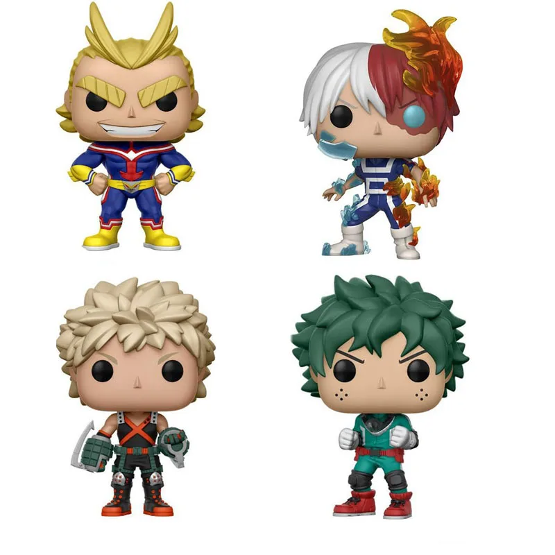 Funko Pop аниме My Hero Academy персонаж Deku& Katsuki& All Might& TODOROKI Милая Виниловая фигурка Коллекция Модель игрушки