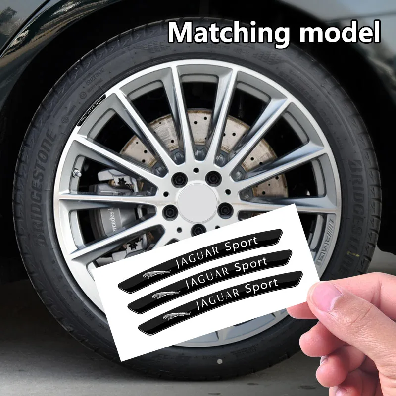 Автомобильная эмблема из ПВХ для Jaguar X S F XF XE XJ XK XEL XFL XJL XJ6 XJS XKR XFR F-Type F-Pace E-Pace 4 шт. -
