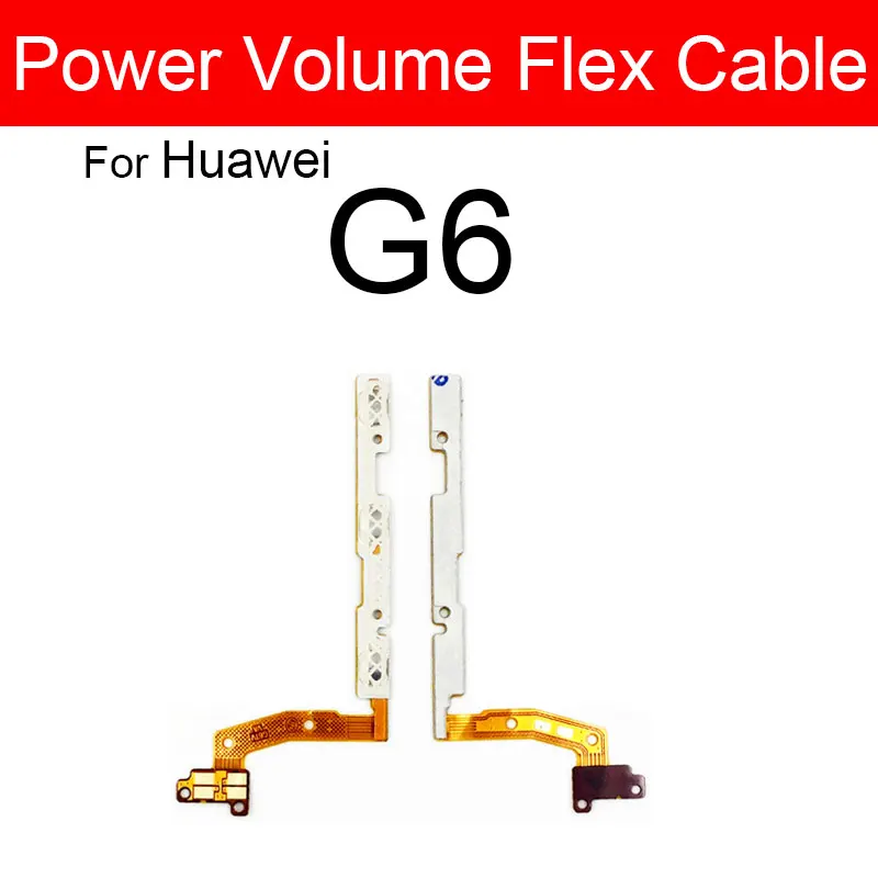 Шлейф громкости и мощности для Huawei Ascend G6 G7 G8 Plus G9 Lite GR5 2017 кнопка переключения