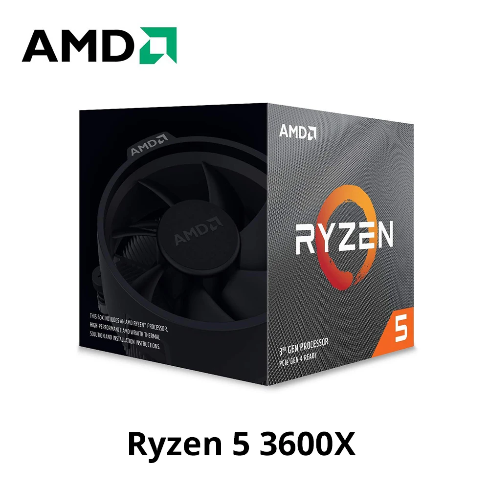 Процессор AMD ryzen 5 3600X 3 8 GHz 6 Core 12 Thread 95W третьего поколения процессор Ryzen разъем AM4