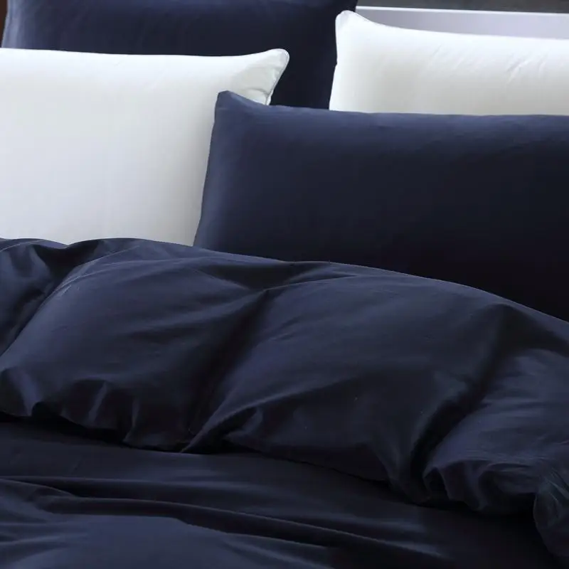 49 1 шт. пододеяльник twin король Королева Размер вода мыть хлопок ткань сплошной