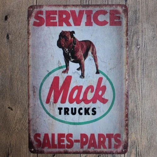

Metal Tin Sign Mack Trucks Decor Bar Pub Home Vintage Retro Poster Cafe