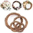 Венок из натурального ротанга для свадьбы, 10-30 см