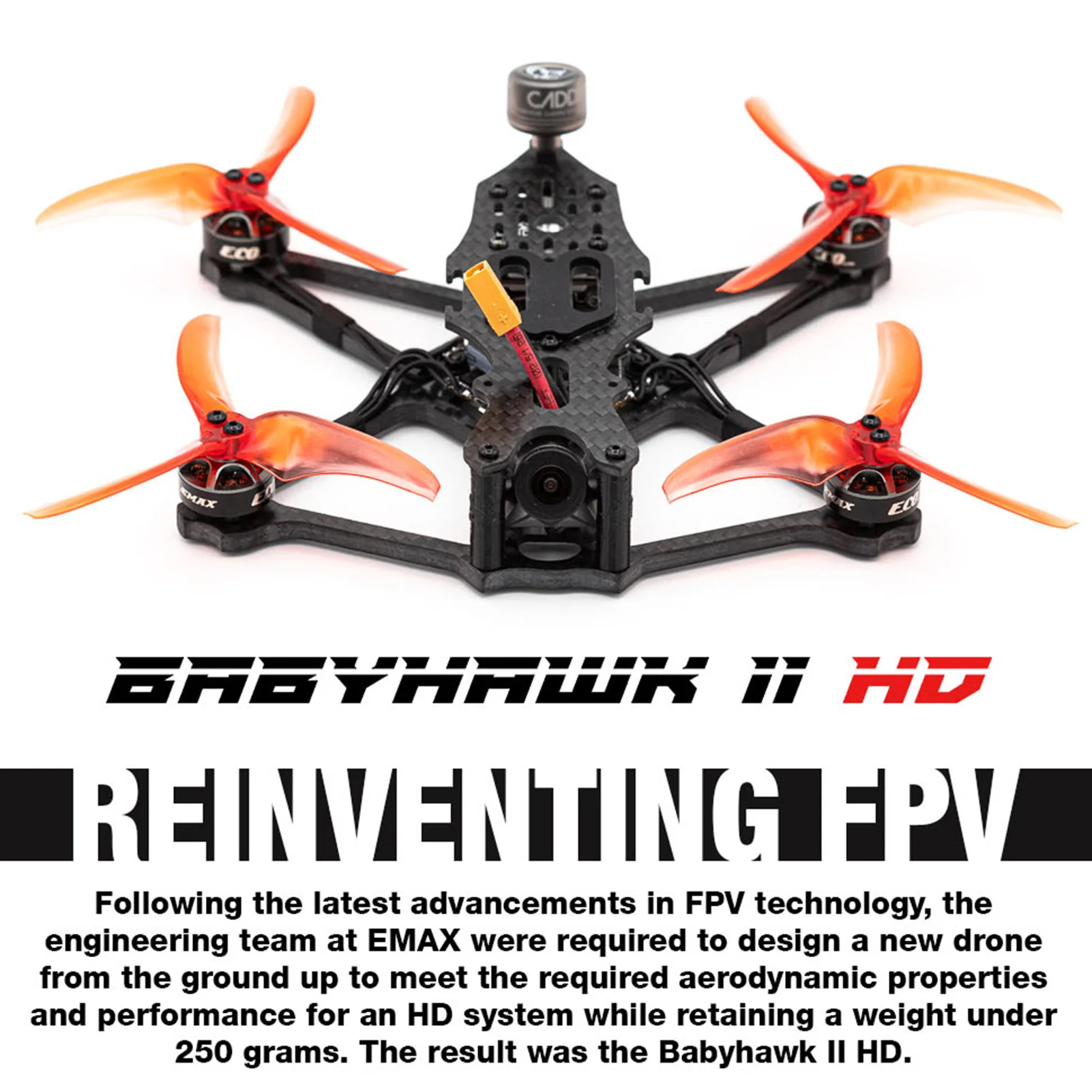 

Батарея для EMAX Babyhawk II HD FPV гоночный Дрон с камерой бесщеточный двигатель F4 4 в 1 25A ESC HD Cam RC самолет Квадрокоптер версия PNP