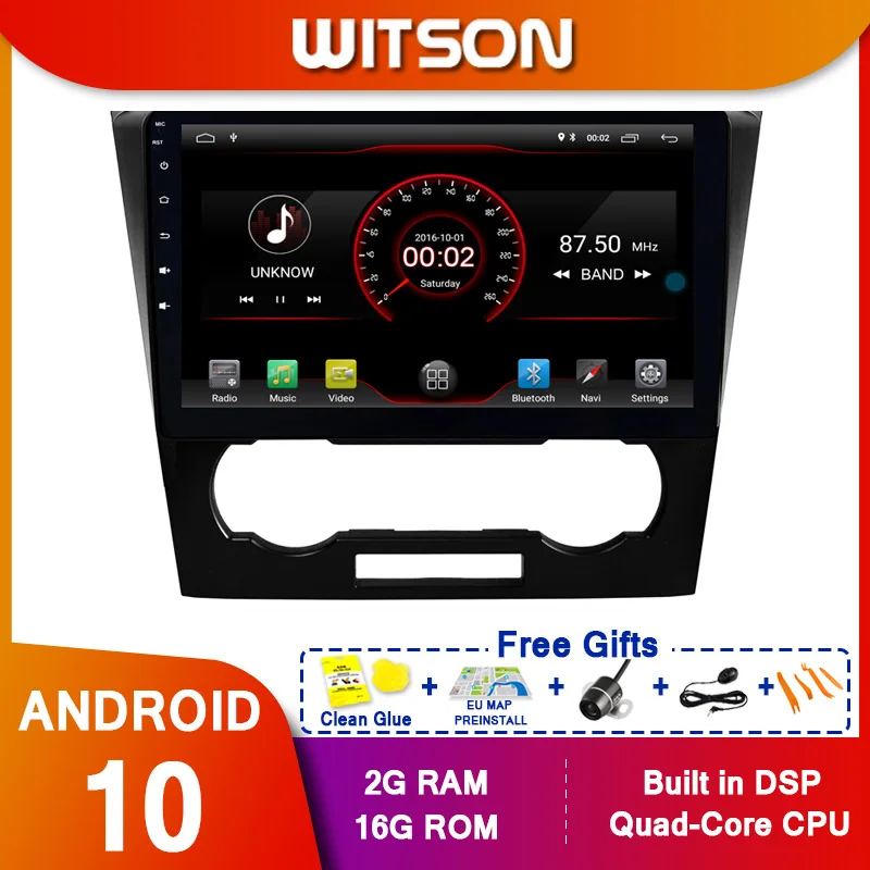 WITSON 9 &quotFULL HD сенсорный экран Android 10 0 Восьмиядерный Автомобильный GPS
