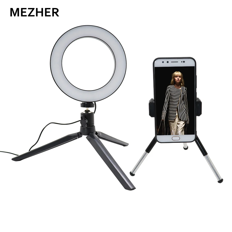 Кольцевая Светодиодная лампа для фотосъемки 16 см|Фотографическое освещение| |