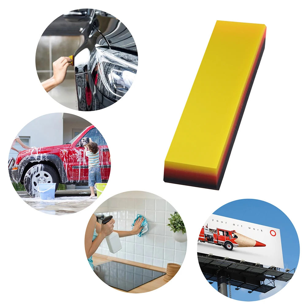 

Soft Rubber Front Windshield Wiper Glue Car Window Colorant Wiper Car Foil Wallpaper Wiper Defoaming Cleaning Tool Accessories