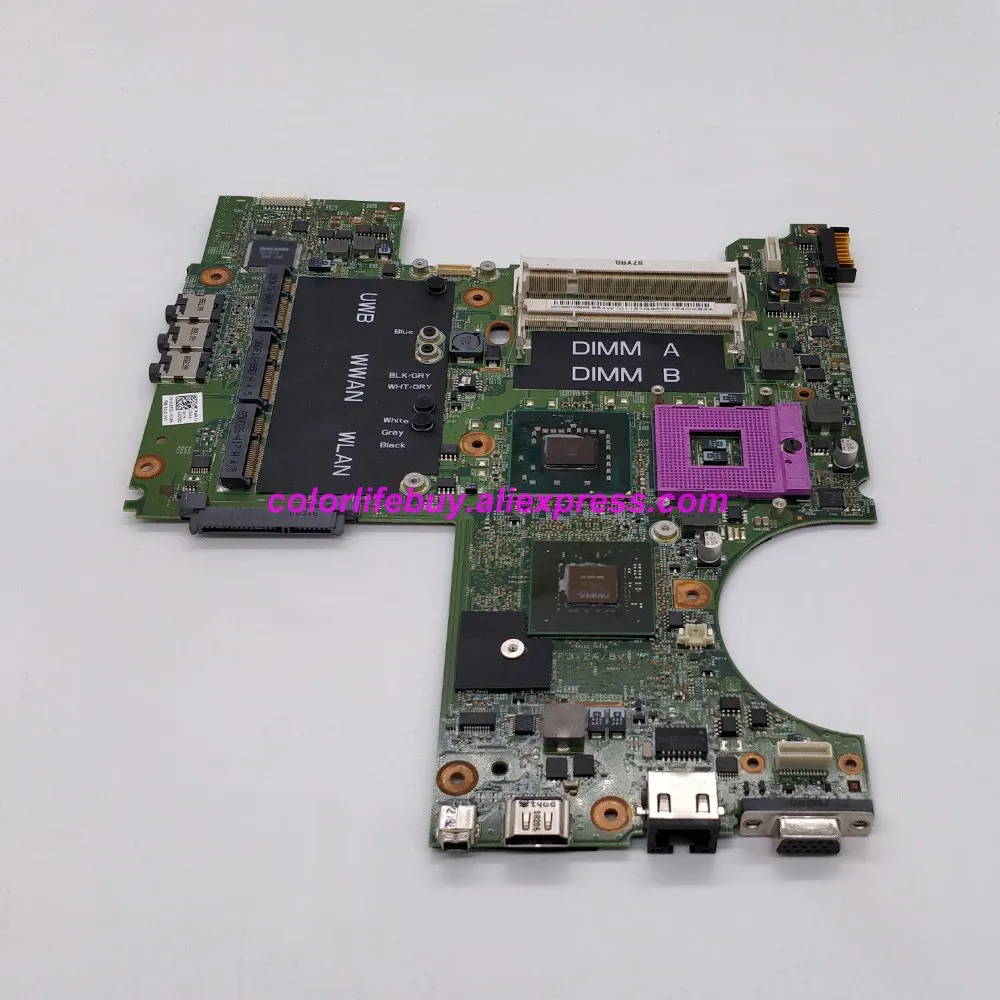 

Genuine CN-0X853D 0X853D X853D w Video Card Onboard Laptop Motherboard Mainboard for Dell XPS M1530 Notebook PC