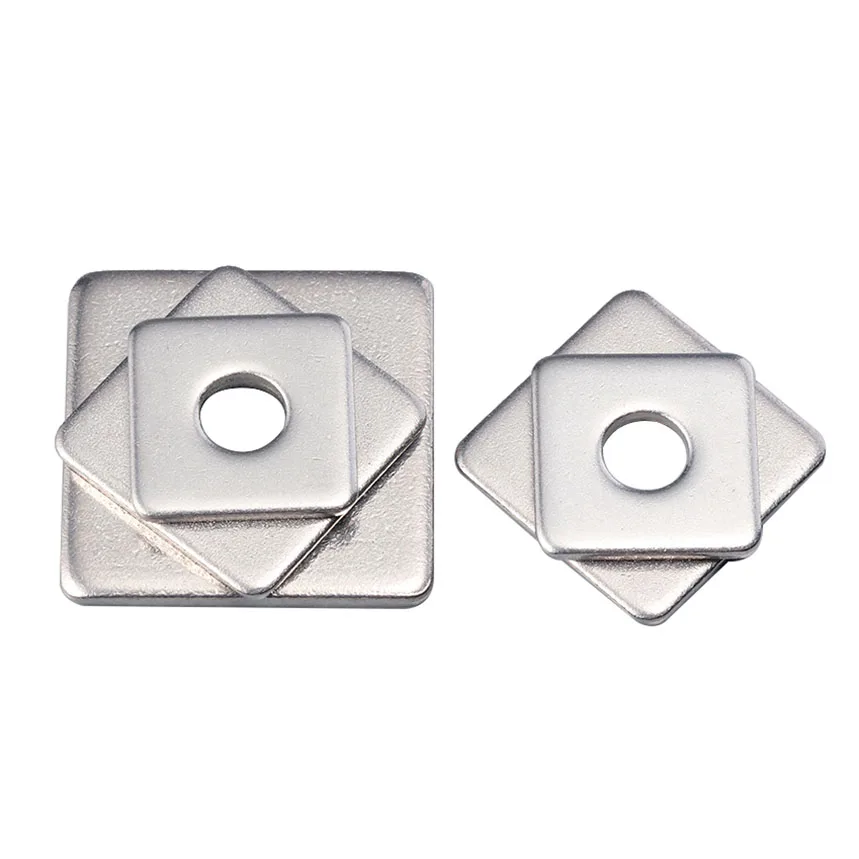

5/10pcs Stainless Steel Thick Plated Square Washers M8 M10 M12 M14 M16 Square Washers